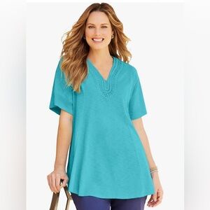 🆕 City Chic “Evans” plus size blouse. Size 26/28. NWT